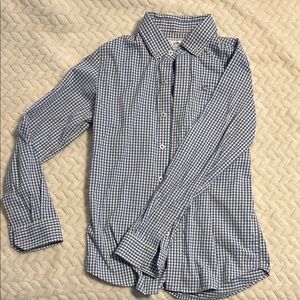 Southern Tide Boy’sBlue Checkered Shirt